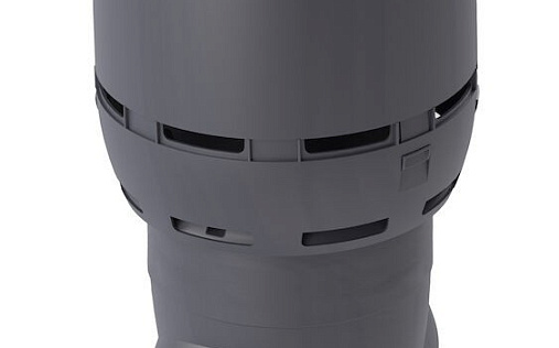 Вентиляционный выход Vilpe Flow XL диаметром 200/ИЗ/700 мм Серый