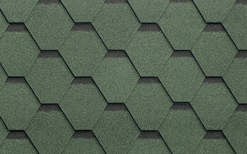 Гибкая черепица Shinglas Кадриль Нефрит