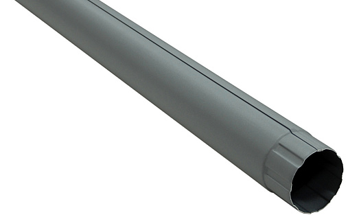 Труба круглая Grand Line 125/90 Matte PU 90 мм 3 м RAL 7024