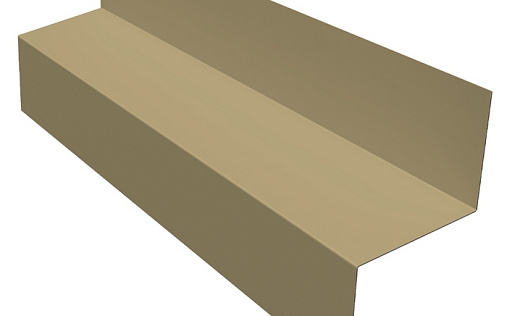 Отлив межэтажный 35 Grand Line с покрытием Полиэстер 0,7 мм RAL 1014