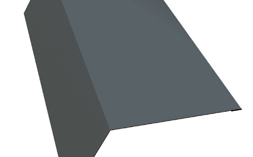 Карнизная планка 100x65 Grand Line с покрытием Полиэстер 0,45 мм RAL 7016