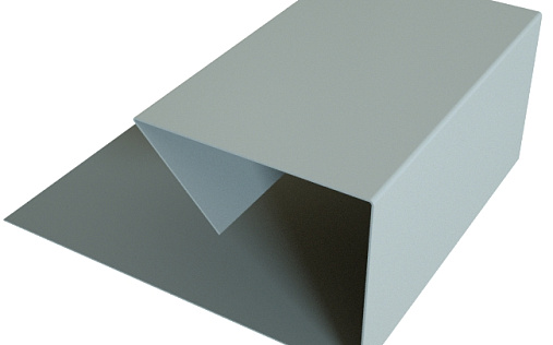 Планка П-образная завершающая сложная 20x30 Grand Line с покрытием Satin 0,5 мм RAL 9006