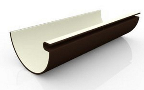 Водосточный желоб ПВХ Ruplast 125 мм 3 м