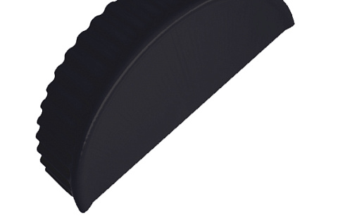 Малая торцевая заглушка Grand Line с покрытием Полиэстер 0,45 мм RAL 9005