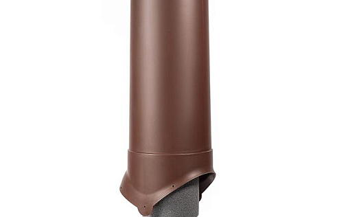 Вентиляционный выход Krovent Pipe-VT 125/700 is диаметром 125/ИЗ/830 мм Коричневый