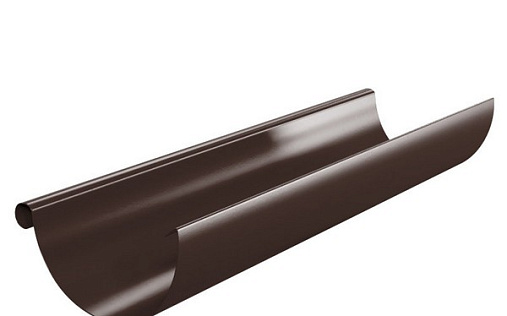 Металлический желоб 3 м Металл Профиль Foramina 150 мм RAL 8017