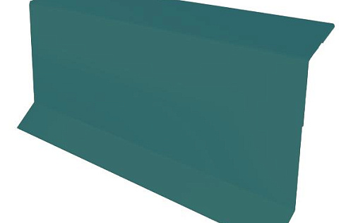 Планка примыкания в штробу Grand Line с покрытием Полиэстер 0,45 мм RAL 5021