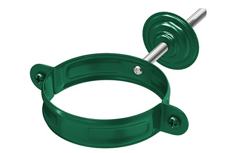 Кронштейн трубы с комплектом крепления на кирпич Aquasystem Премиум 90 мм, Pural, RAL 6005