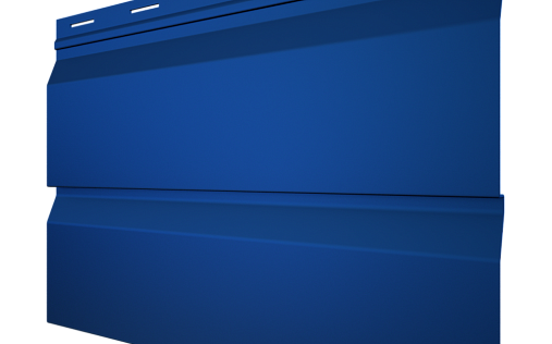 Металлический сайдинг Grand Line Корабельная доска XL RAL 5005 с покрытием Полиэстер 0.4 мм