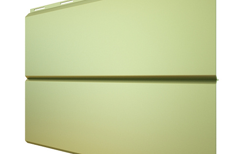 Металлический сайдинг Металл Профиль Lбрус XL RAL 6019 с покрытием NormanMP 0.5 мм