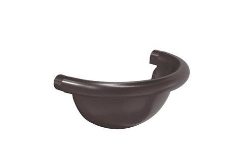 Полукруглая заглушка желоба Aquasystem Премиум 150 мм, Pural, RR 32