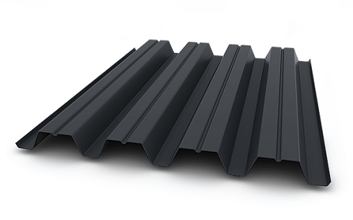 Профнастил Н57-750 0,7 мм Полиэстер RAL 7024