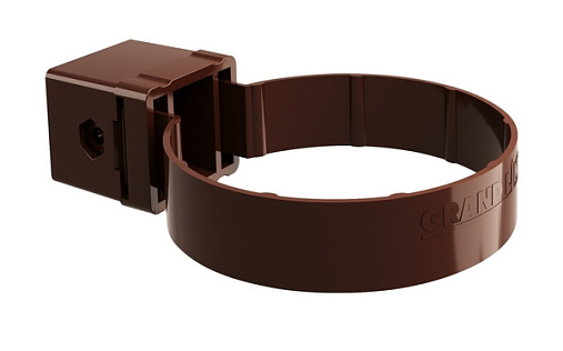 Хомут трубы пластиковый Klicker ПВХ Grand Line Классика RAL 8017