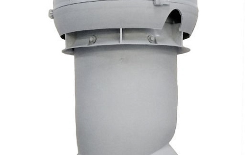 Приточный вентиляционный элемент Vilpe Intake 160P/ИЗ/500 Светло-серый