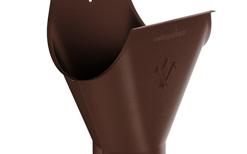 Выпускная воронка Aquasystem Элит Премиум 125/90 мм, Pural Matt, RAL 8017