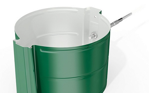 Кронштейн трубы на кирпич Эконом 100 мм RAL 6005