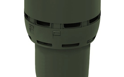 Вентиляционный выход Vilpe Flow диаметром 160/ИЗ/700 мм Зелёный