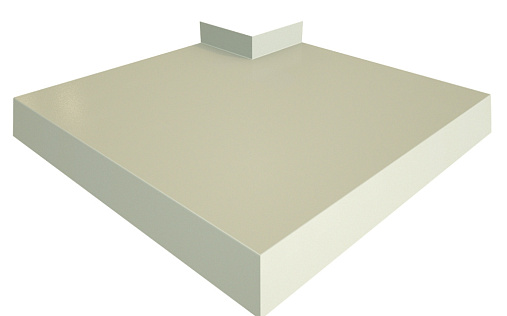 Угол отлива 250 внешний Grand Line с покрытием Полиэстер 0,45 мм RAL 1015