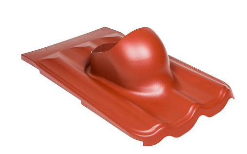 Проходной элемент Muotokate XL Красный для металлочерепицы