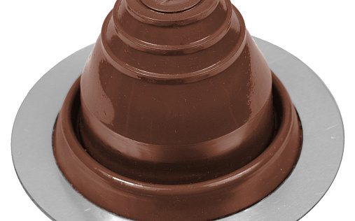 Проходка прямая Master Flash №1 диаметром 6-50 мм, 115х115 мм, коричневый, EPDM