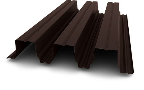 Профнастил Н114-600 0,8 мм Полиэстер RAL 8017