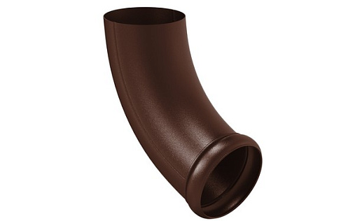Декорированный отвод трубы Aquasystem Премиум 90 мм, Pural Matt, RAL 8017