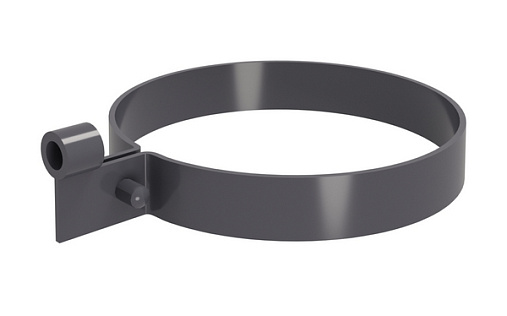 Хомут трубы пластиковый Обычный ПВХ Grand Line Дизайн 135/90 RAL 7024