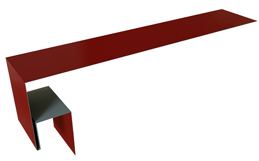 Планка околооконная сложная 200x50x18 (j-фаска) Grand Line с покрытием Satin 0,5 мм RAL 3009