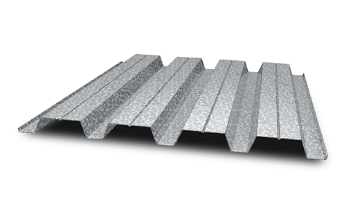 Профнастил Н57-750 0,8 мм Оцинкованный