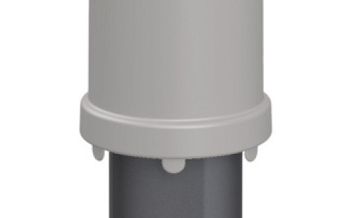 Вентиляционный выход Vilpe Flow 110C/ИЗ/400 Светло-серый