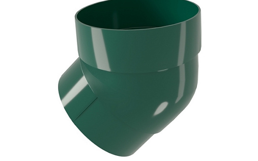 Колено круглой трубы ПВХ Grand Line Классика 45° градусов RAL 6005