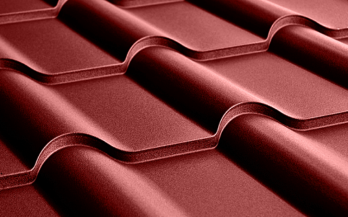 Профиль волновой Камея RAL 3011 с покрытием Полиэстер 0.45 мм