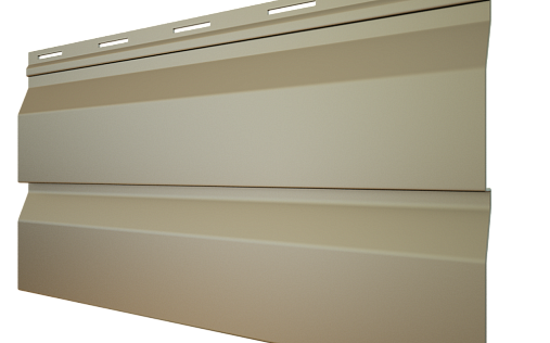 Металлический сайдинг Металл Профиль Корабельная доска RAL 7004 с покрытием Полиэстер 0.5 мм