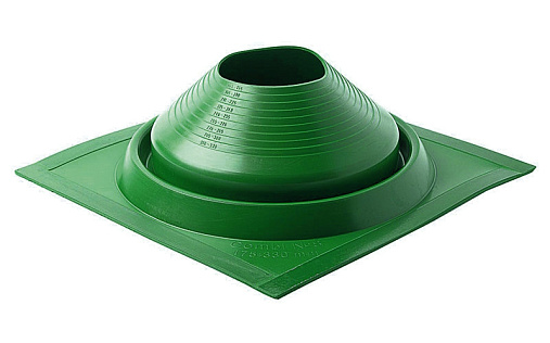 Проходка Комби Master Flash №8 диаметром 175-330 мм, 465х465 мм, зелёный, EPDM термостойкая