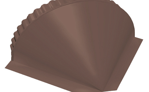 Малая конусная заглушка Grand Line с покрытием Полиэстер 0,45 мм RAL 8017