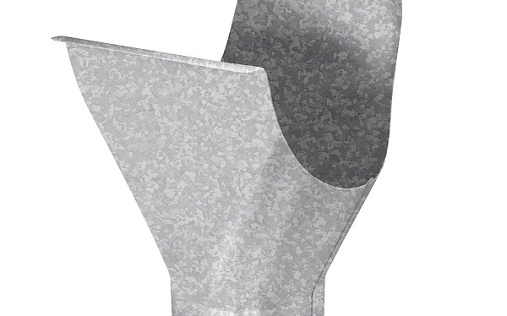 Воронка желоба Grand Line Optima 150/100 мм Оцинкованный