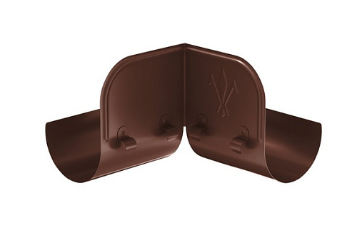 Угловой ограничитель перелива Aquasystem Премиум 90 мм, Pural, RAL 8017