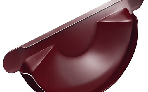 Заглушка желоба Grand Line 125 мм RAL 3005