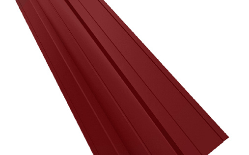 Фигурная планка верхней ендовы 70x70 Grand Line с покрытием Полиэстер 0,45 мм RAL 3011