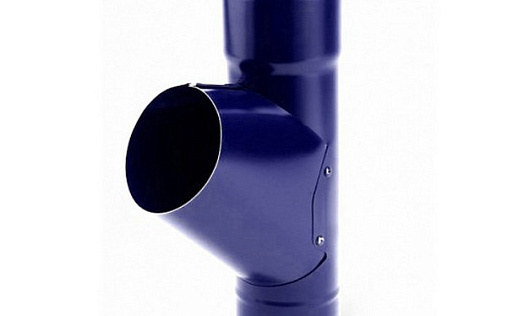 Водосточный тройник Эконом 100 мм RAL 5005