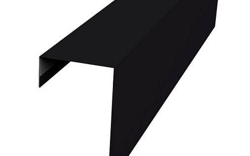 Торцевая фасадная планка фальц 65 мм Grand Line с покрытием Полиэстер 0,45 мм RAL 9005