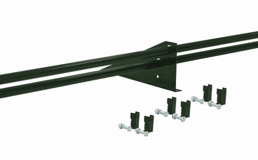 Снегозадержатель трубчатый для фальцевой кровли Optima RAL 6020 3м