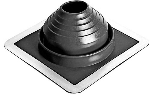 Проходка Комби Master Flash №4 диаметром 75-160 мм, 280х280 мм, тёмно-серый, EPDM