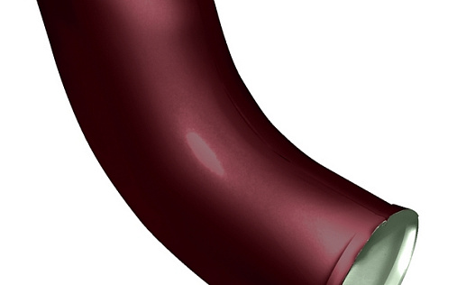 Колено стока Grand Line Optima 90 мм RAL 3005