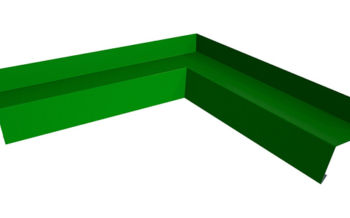 Угол отлива 50 внутренний Grand Line с покрытием Полиэстер 0,45 мм RAL 6002