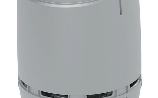 Вентиляционный выход Vilpe Flow 125S Светло-серый