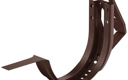 Короткий держатель желоба регулируемый Aquasystem Премиум 150 мм, Pural Matt, RAL 8017