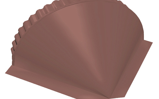 Конусная заглушка Grand Line с покрытием Полиэстер 0,45 мм RAL 3009