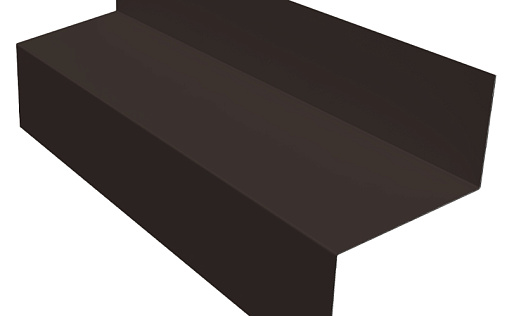 Отлив межэтажный 45 Grand Line с покрытием Satin 0,5 мм RR 32