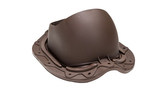 Проходной элемент Vilpe Muotokate Коричневый для металлочерепицы с профилем Monterrey